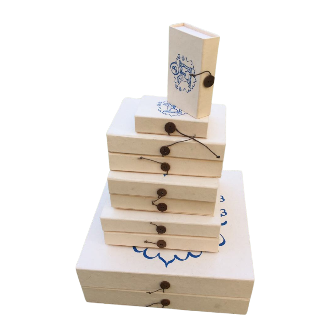 Handmade Paper Jewelry Box in set of 3