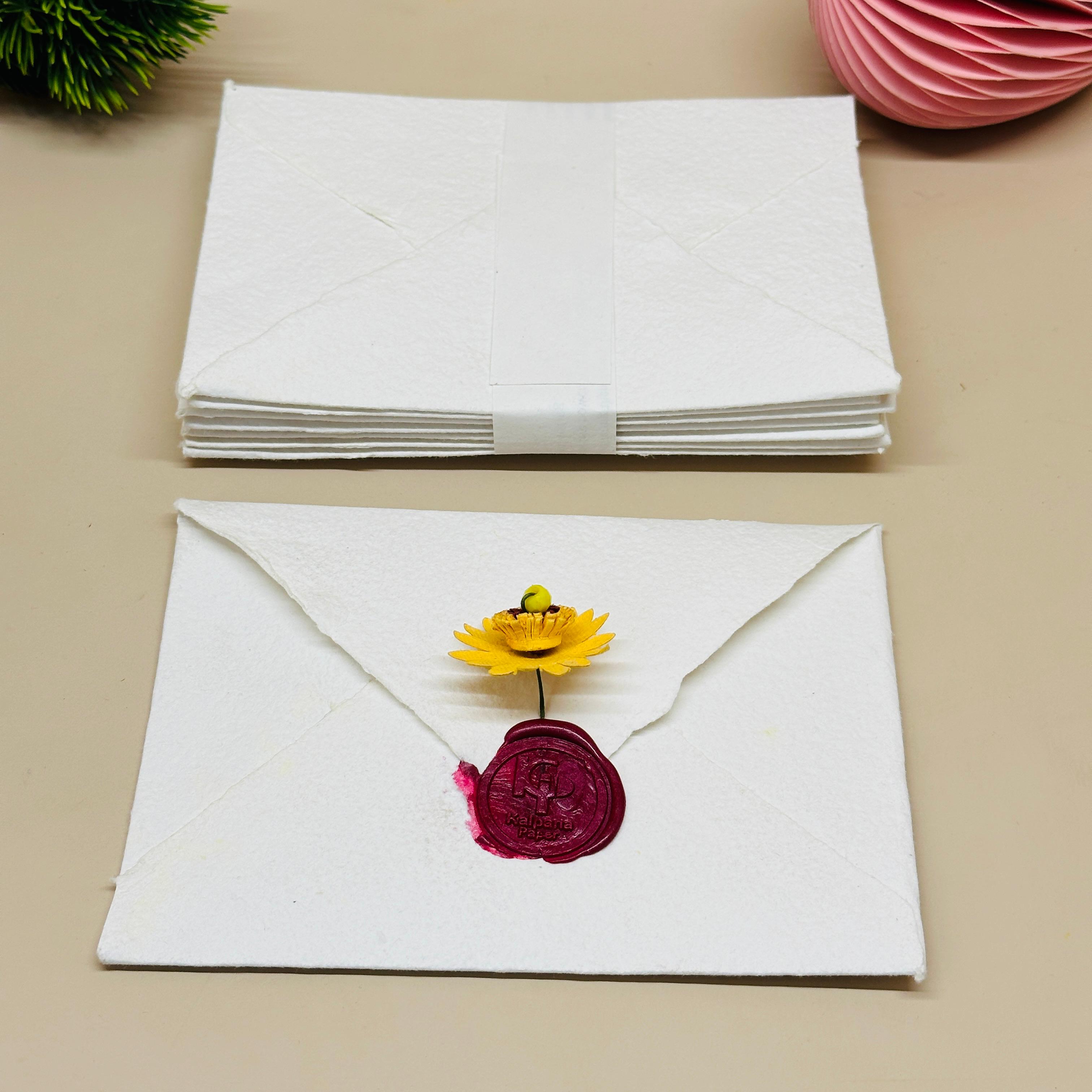 Deckle Edge paper envelop cards 